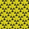 Toxic Yellow and Black Radiation Warning Grunge Pattern