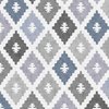 Large Weathered Seafoam Diamond Pattern in Charcoal Gray Decor Collection Home Decor Collection Large Sun Faded Mediterranean Diamond Pattern in Midnight Harbor Blue colorway design