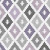 Large Weathered Seafoam Diamond Pattern in Charcoal Gray Decor Collection Home Decor Collection Large Sun Faded Mediterranean Diamond Pattern in Smoky Lavender Slate colorway design