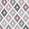Large Weathered Seafoam Diamond Pattern in Charcoal Gray Decor Collection Home Decor Collection Large Sun Faded Mediterranean Diamond Pattern in Dusty Mauve Charcoal colorway design