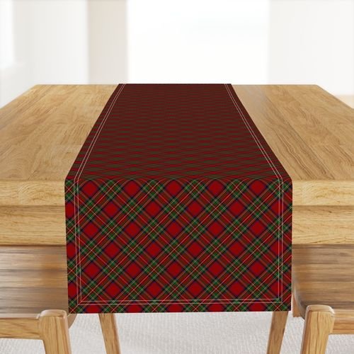 Royal Stewart Tartan Stuart Clan Plaid Tartan Design Collection Design Collection red plaid table runner design