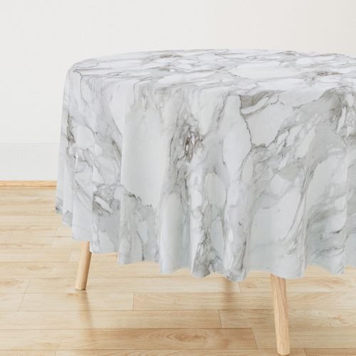 White Natural Marble - Natural Grey Veined Stone Home Decor Collection Design Collection carrera marble tablecloth design