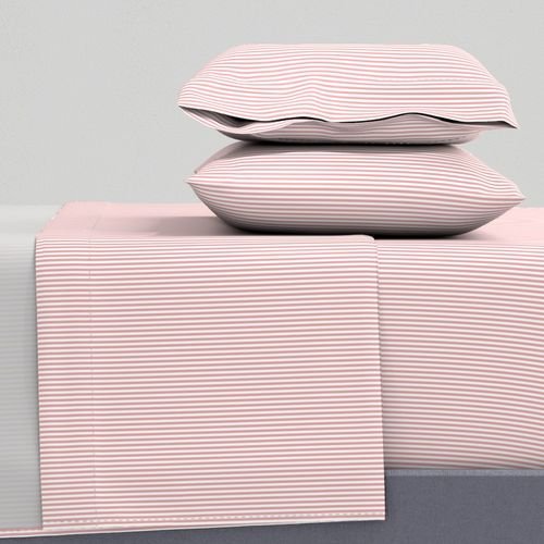 Dusty Rose Pinstripe in an English Country Garden Interior Collection Interior Collection wedding decor sheet set design