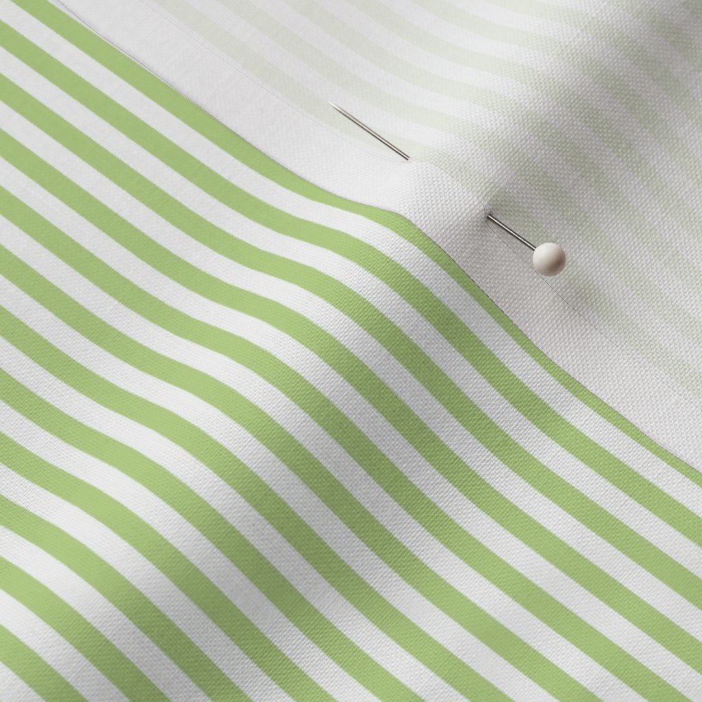 Grass Cuttings Green Pinstripe with White Pinstripes Dad Edit Home Styling Collection Home Decor Collection mown grass fabric