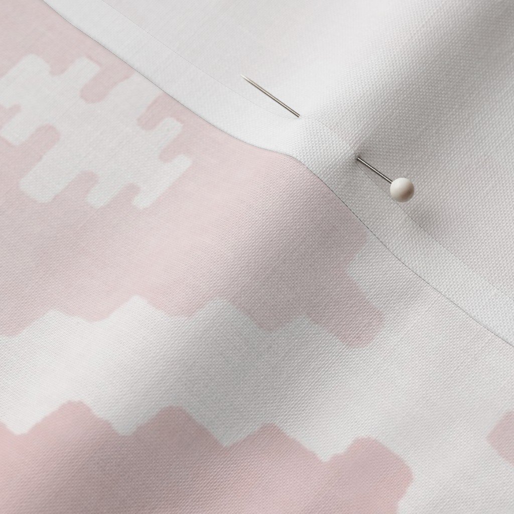 Large Sun Faded Mediterranean Diamond Pattern in Blush Shell Pink Design Collection Home Styling Collection blush pink fabric