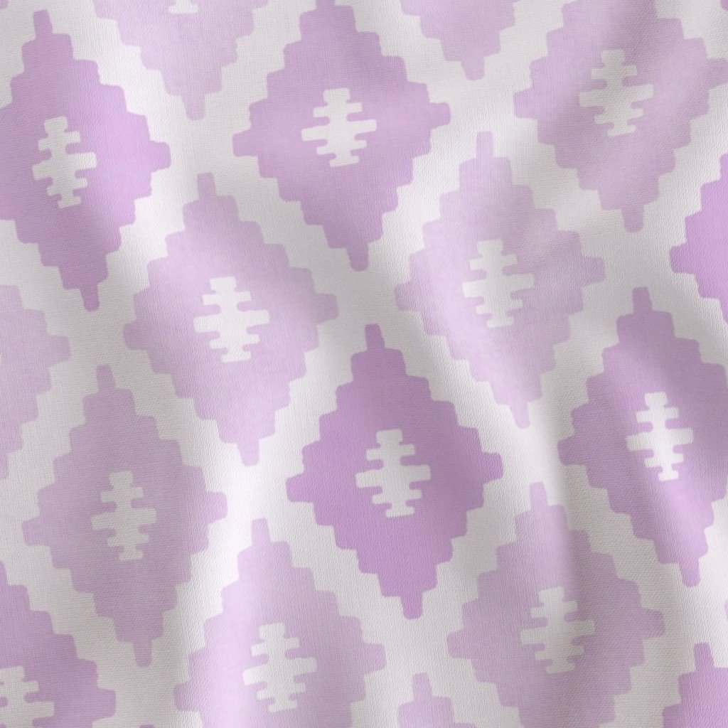 Large Sun Faded Mediterranean Diamond Pattern in Petal Orchid Pink Design Collection Design Collection faded pink fabric