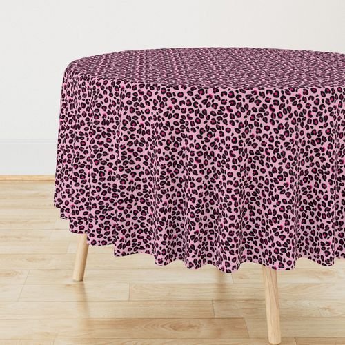 Leopard Spots Pink Home Decor Collection Home Styling Collection leopard spots tablecloth design