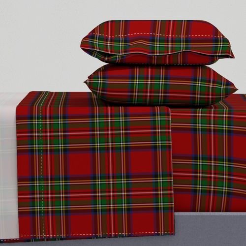 Royal Stewart Tartan Clan Plaid Home Decor Collection Home Styling Collection scottish tartan sheet set design