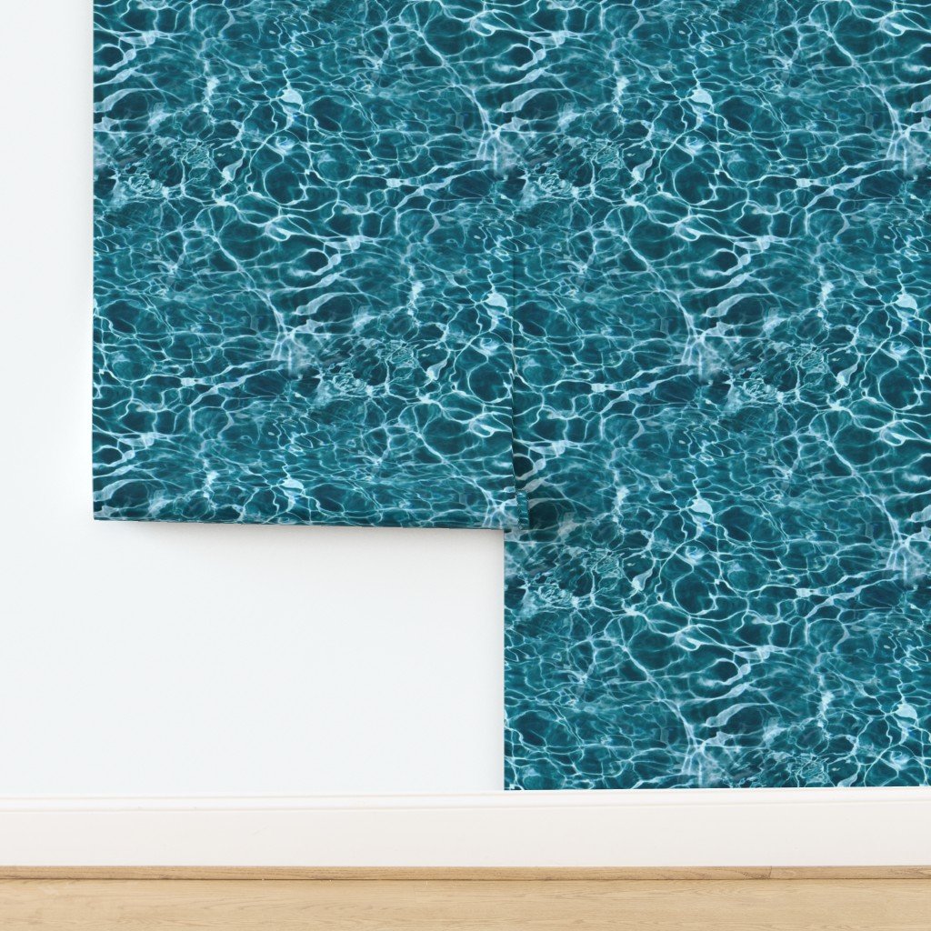 Hvar Adriatic Blue Water Ripples Wallpaper design
