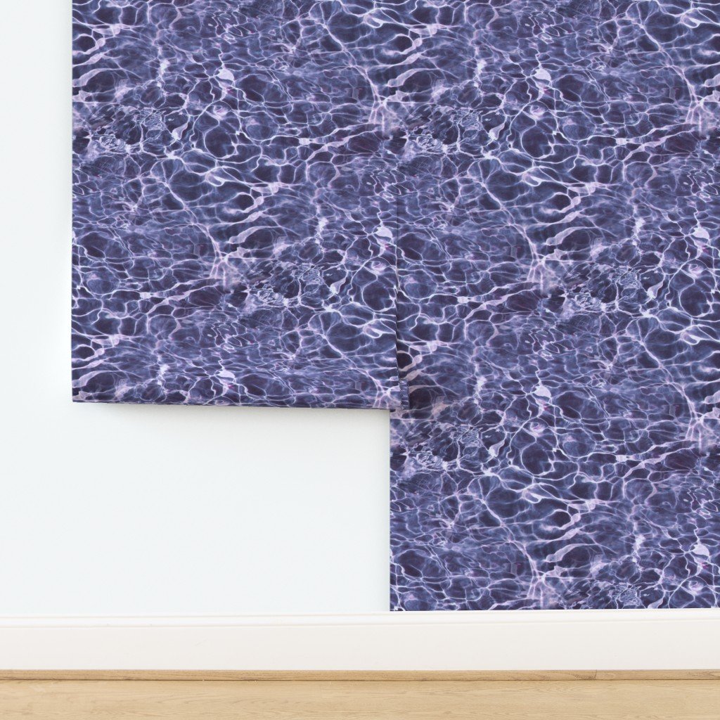 Croatia Vis Island Violet Blue Water Ripples Wallpaper design