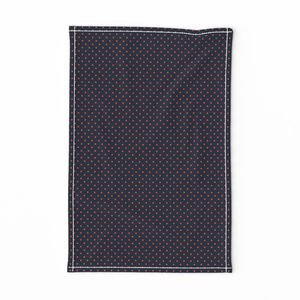 Micro Navy and Orange Polka Dots Design Collection Decor Collection orange spots tea towel design