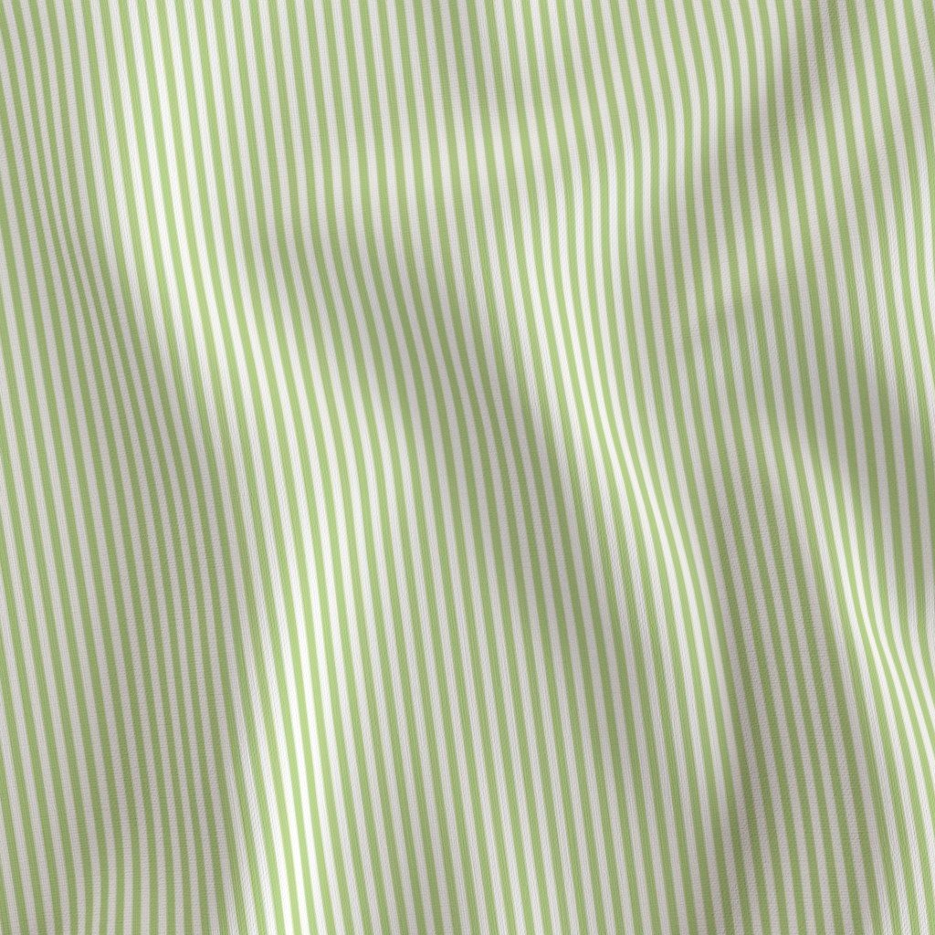Grass Cuttings Green Pinstripe with White Pinstripes Dad Edit Fabric dad fabric