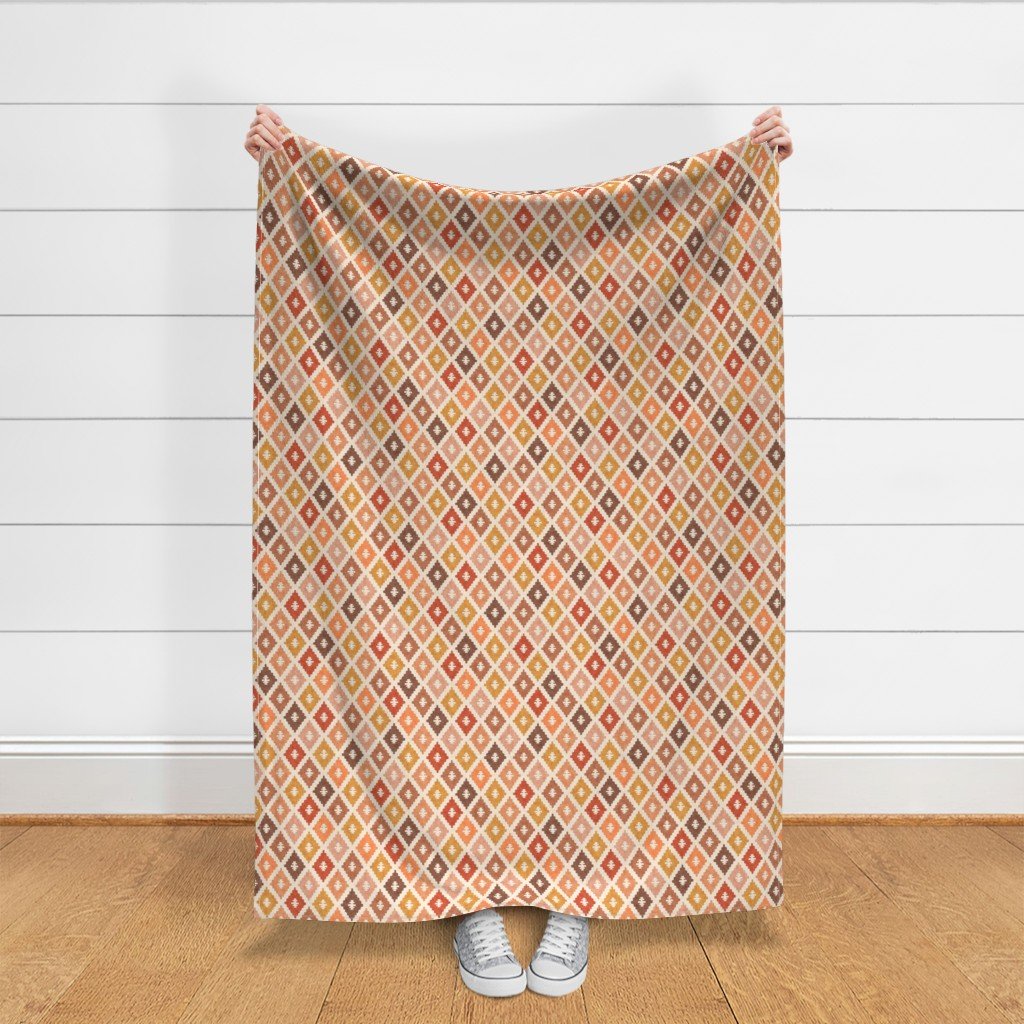 Hotel Cala Sol Sun Bleached Vintage Diamond Textile Design Collection Home Styling Collection bohemian fabric