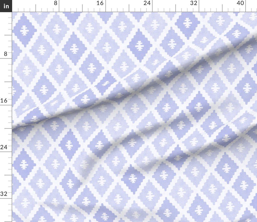 Large Sun Faded Mediterranean Diamond Pattern in Lavender Mist Blue Decor Collection Home Decor Collection lavender blue fabric