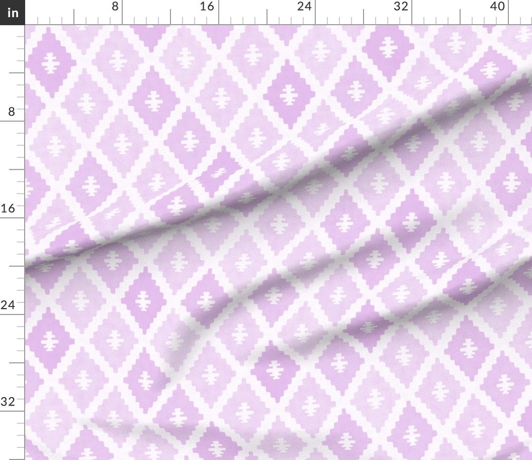 Large Sun Faded Mediterranean Diamond Pattern in Petal Orchid Pink Design Collection Design Collection orchid pink fabric