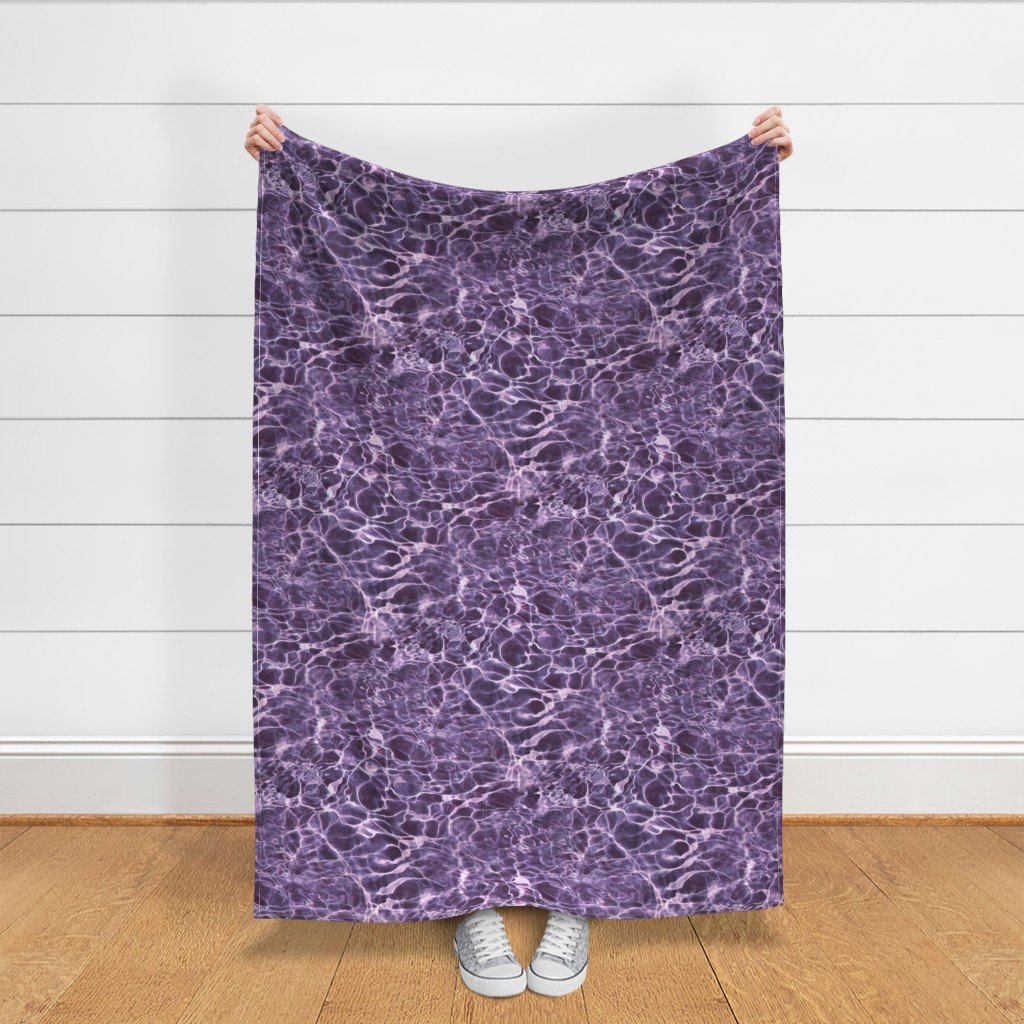 Mallorca Cala Deia Rose Violet Water Ripples Home Decor Collection Home Styling Collection cool tone fabric