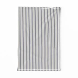 Micro Stressed Blue Denim Mattress Ticking Interior Collection Home Styling Collection vintage ticking tea towel design
