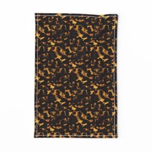 Smaller Gold and Brown Tortoiseshell Seamless Repeat Pattern Home Decor Collection Decor Collection gold tortoiseshell tea towel design