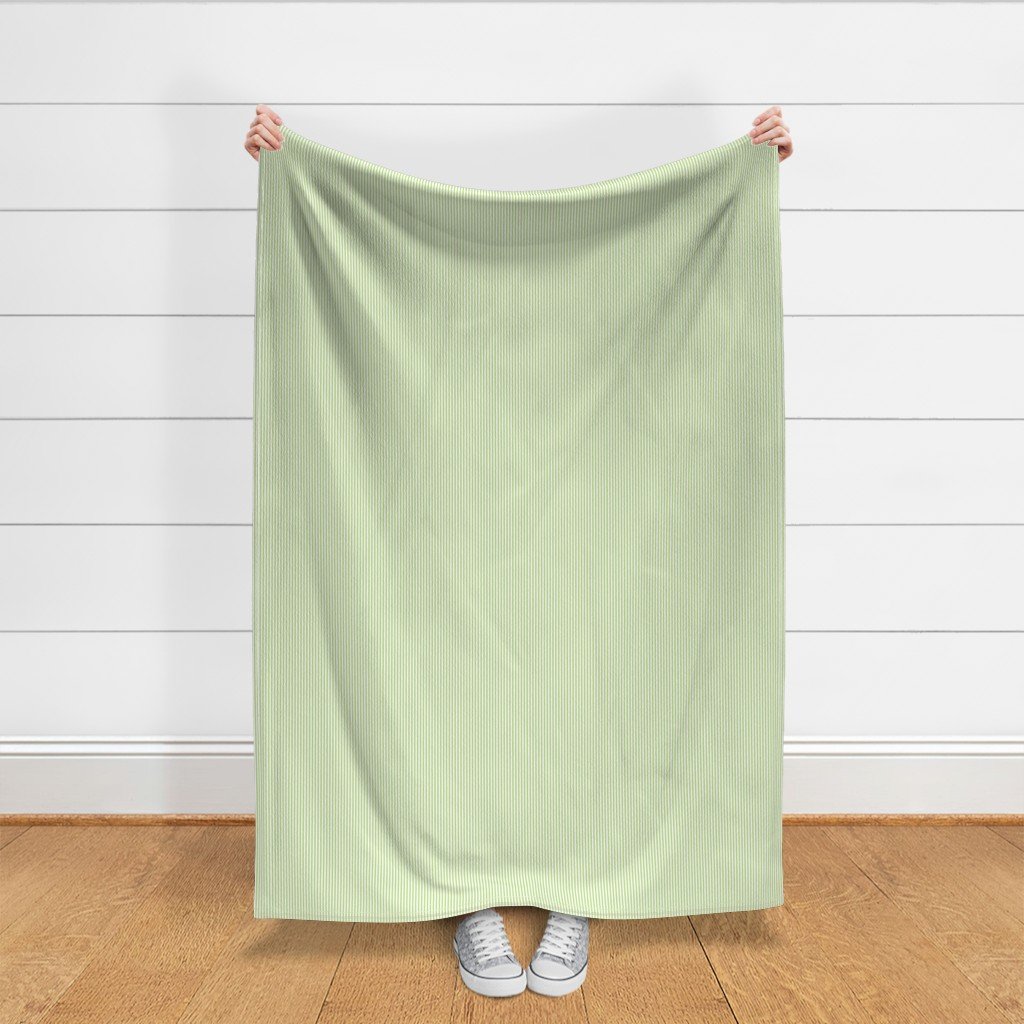 Grass Cuttings Green Pinstripe with White Pinstripes Dad Edit Fabric earthy fabric