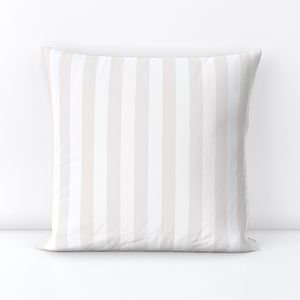 1 Inch Bone White Classic Stripe Pattern Interior Collection Home Decor Collection geometric throw pillow design