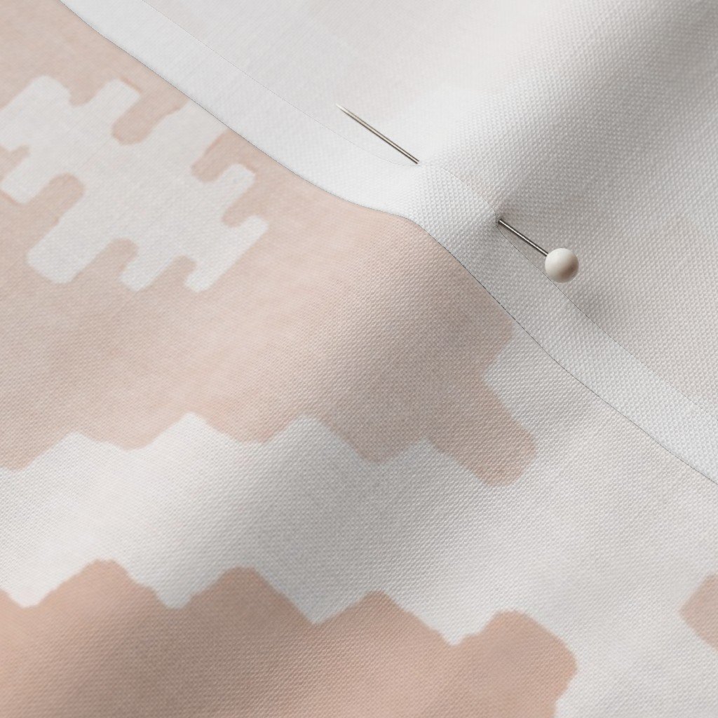 Large Sun Faded Mediterranean Diamond Pattern in Peach Sand Pink Decor Collection Interior Collection peach pink fabric
