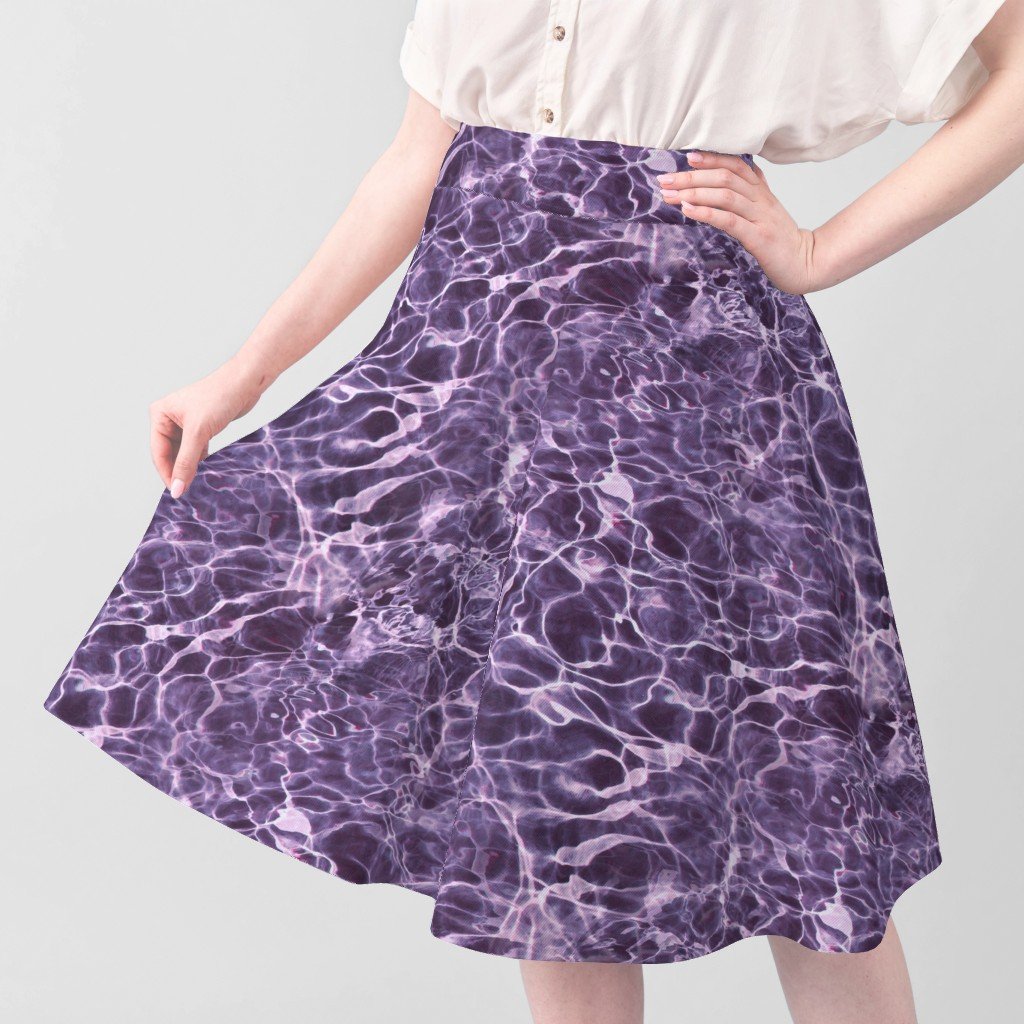 Mallorca Cala Deia Rose Violet Water Ripples Home Decor Collection Home Styling Collection dusty purple fabric