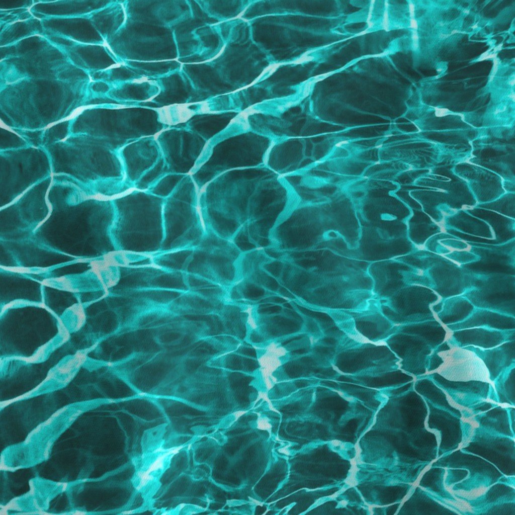 Curacao Playa Kenepa Electric Aqua Water Ripples Decor Collection Interior Collection sunlit reflections fabric