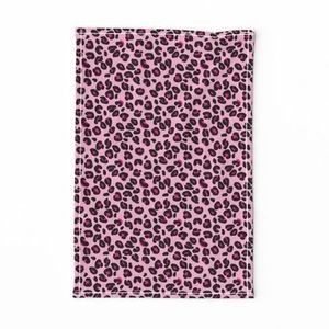 Leopard Spots Pink Home Decor Collection Home Styling Collection spotted leopard tea towel design