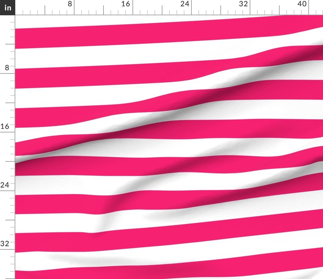 Florida Flamingo Pink Horizontal Tent Stripes Florida Colors of the Interior Collection Home Decor Collection florida pink fabric