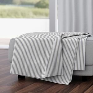 Micro Stressed Blue Denim Mattress Ticking Interior Collection Home Styling Collection antique ticking throw blanket design