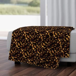 Smaller Gold and Brown Tortoiseshell Seamless Repeat Pattern Home Decor Collection Decor Collection tortoise pattern throw blanket design