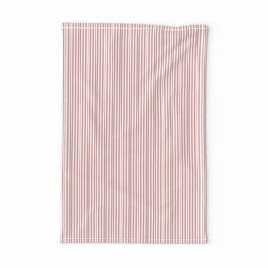 Dusty Rose Pinstripe in an English Country Garden Interior Collection Interior Collection dusty rose tea towel design