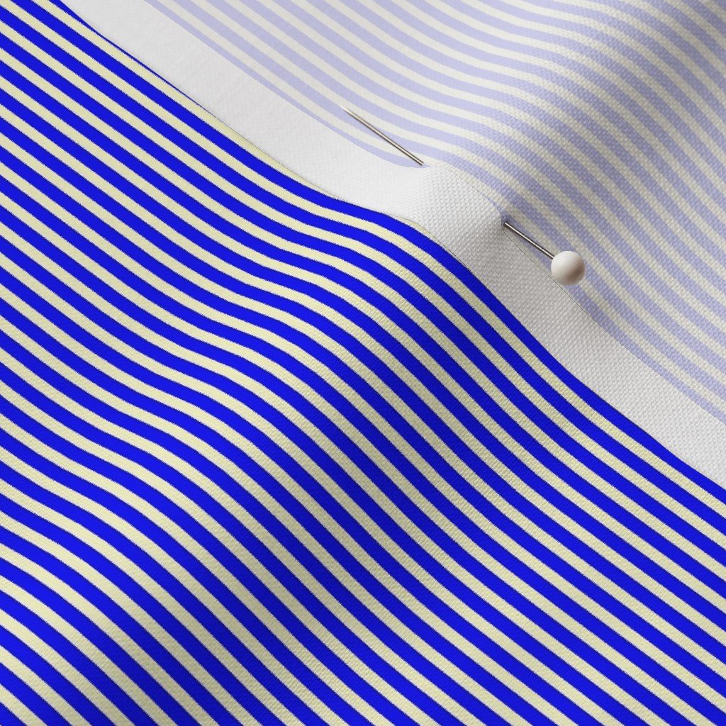 Subtle Cream White and Blue 1 16 Inch Vertical Stripes Home Styling Collection Home Styling Collection blue fabric