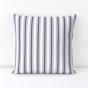 Mattress Ticking Midnight Blue Interior Collection Home Styling Collection blue black throw pillow design