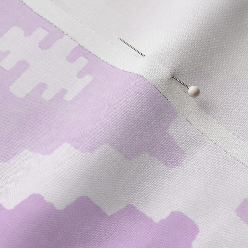 Large Sun Faded Mediterranean Diamond Pattern in Petal Orchid Pink Design Collection Design Collection soft lilac fabric