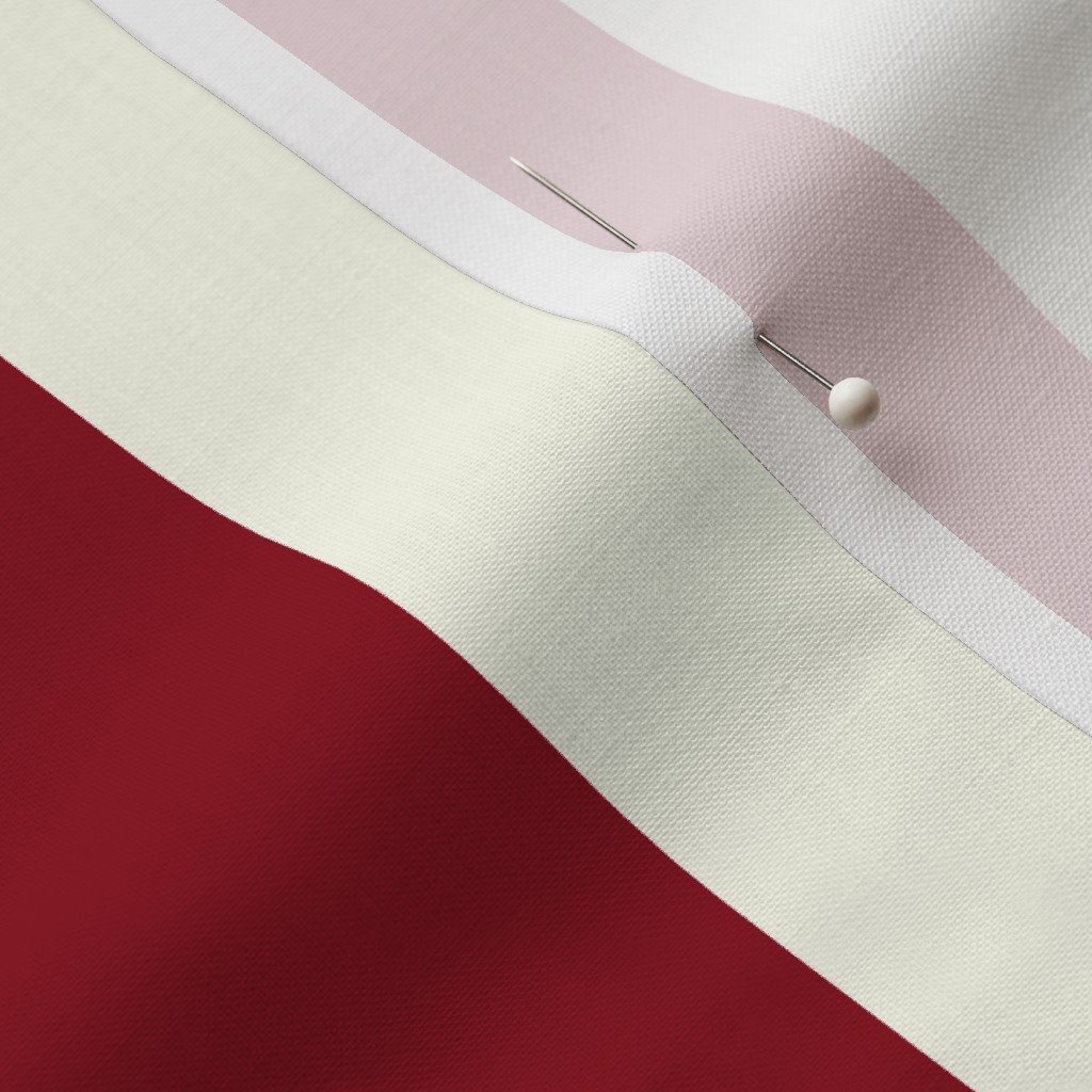 Classic Burgundy and Ivory 2-inch Vertical Stripes Home Decor Collection Home Styling Collection vertical stripe fabric