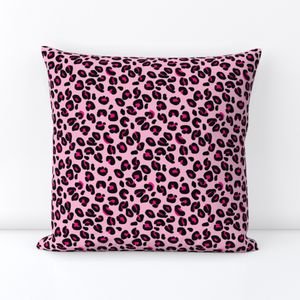 Leopard Spots Pink Home Decor Collection Home Styling Collection big cat throw pillow design