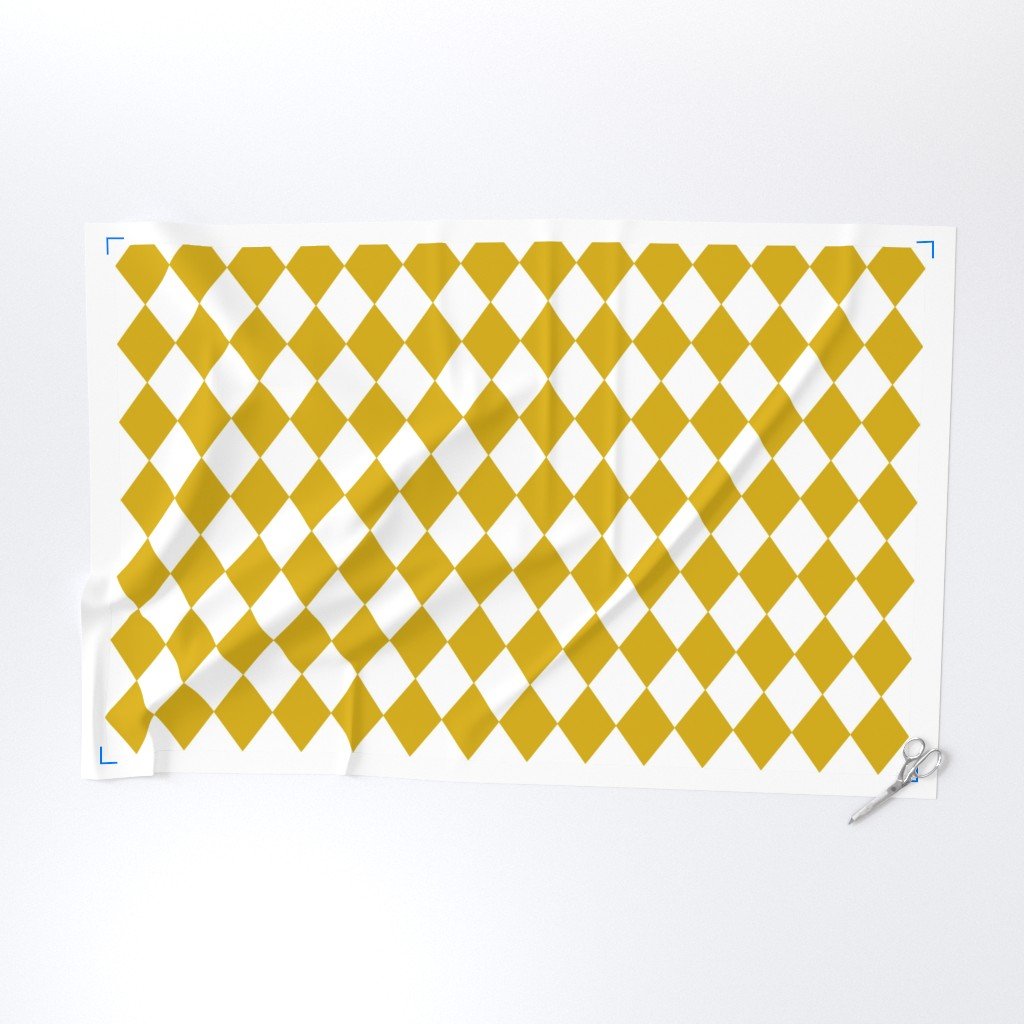 Antique Moss Yellow Modern Diamond Pattern Fabric antique moss diamond fabric