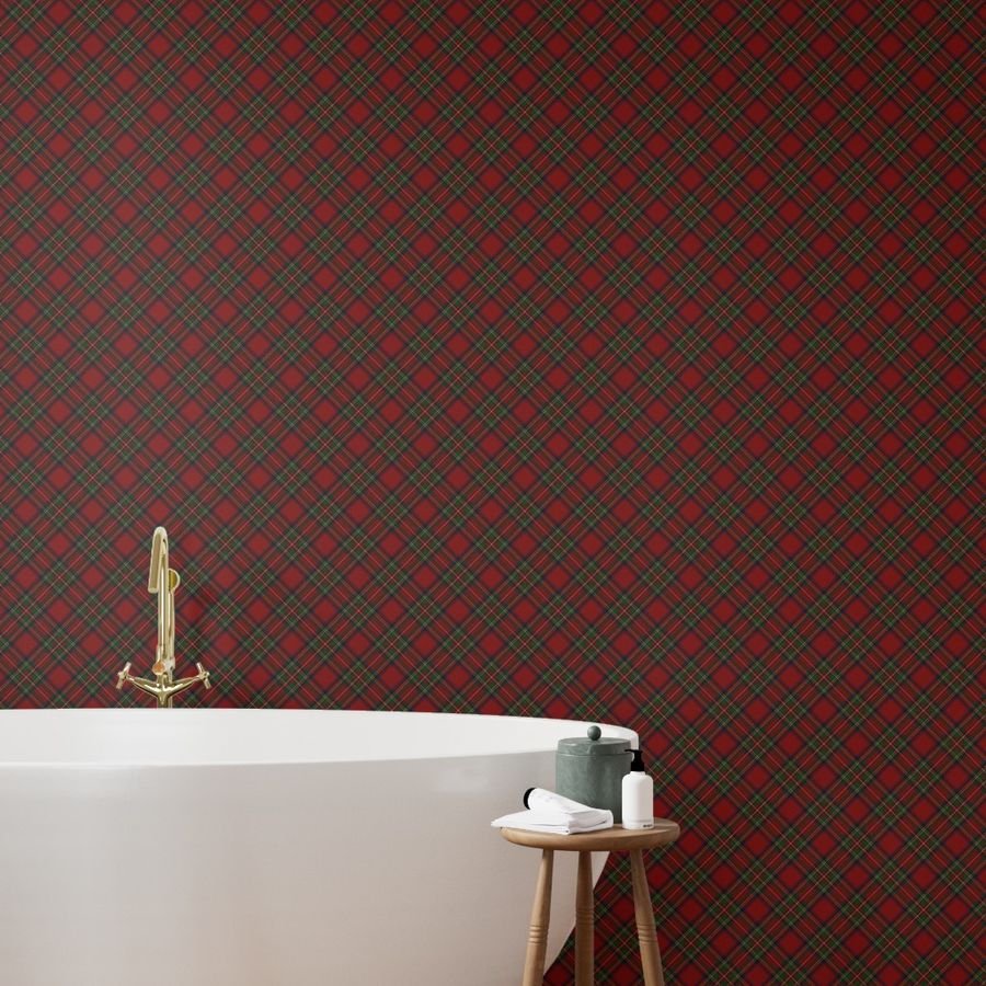 Royal Stewart Tartan Stuart Clan Plaid Tartan Wallpaper royal stewart red wallpaper