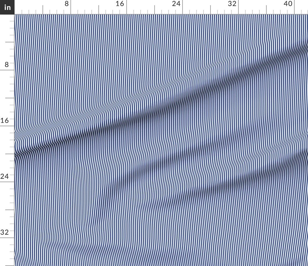 Naval Map Blue with White Pinstripes Dad Edit Design Collection Home Decor Collection coastal fabric