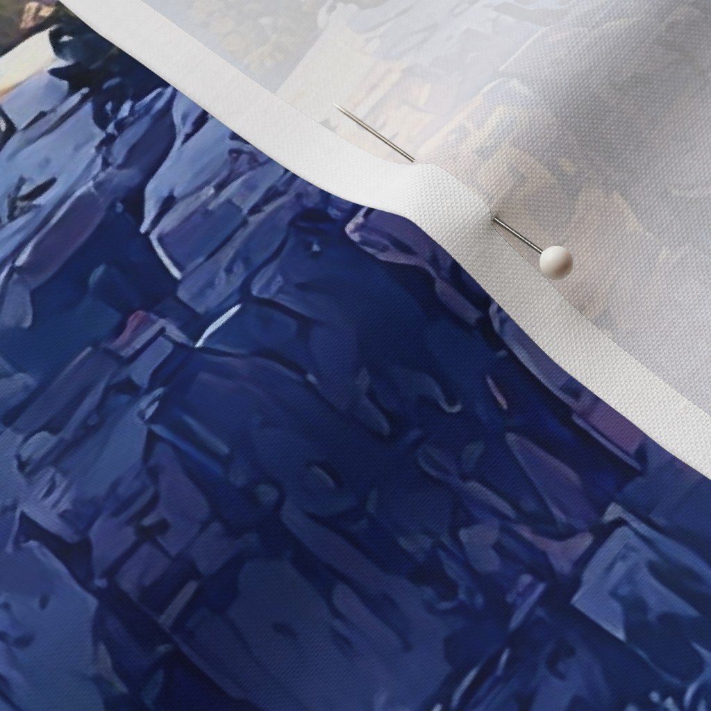 Winter Silence Over the Grand Canyon Watercolor Landscape Home Styling Collection Decor Collection grand canyon fabric