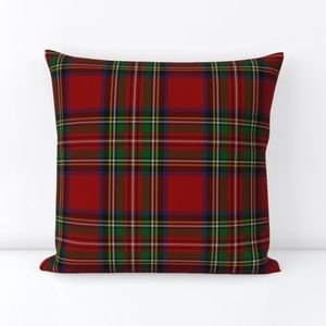 Royal Stewart Tartan Clan Plaid Home Decor Collection Home Styling Collection scottish tartan throw pillow design