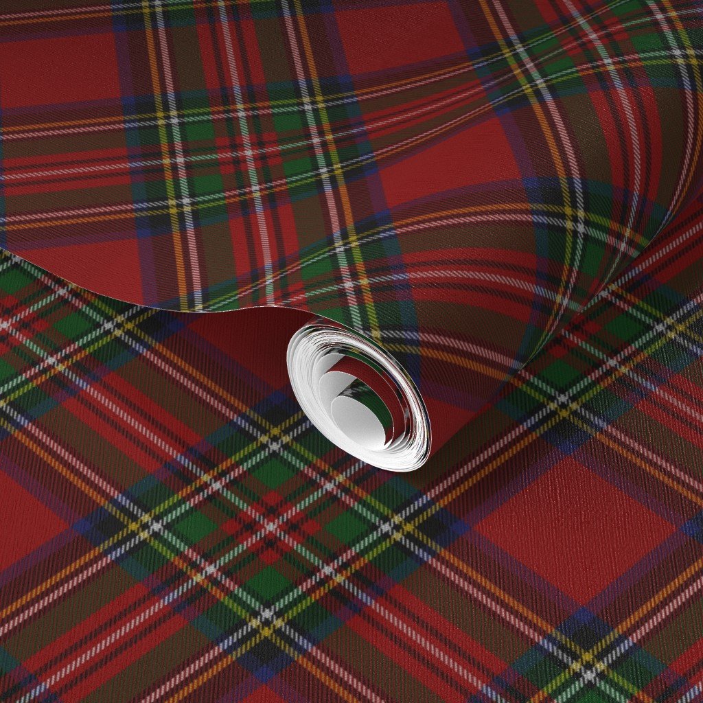 Royal Stewart Tartan Stuart Clan Plaid Tartan Wallpaper scottish tartan wallpaper