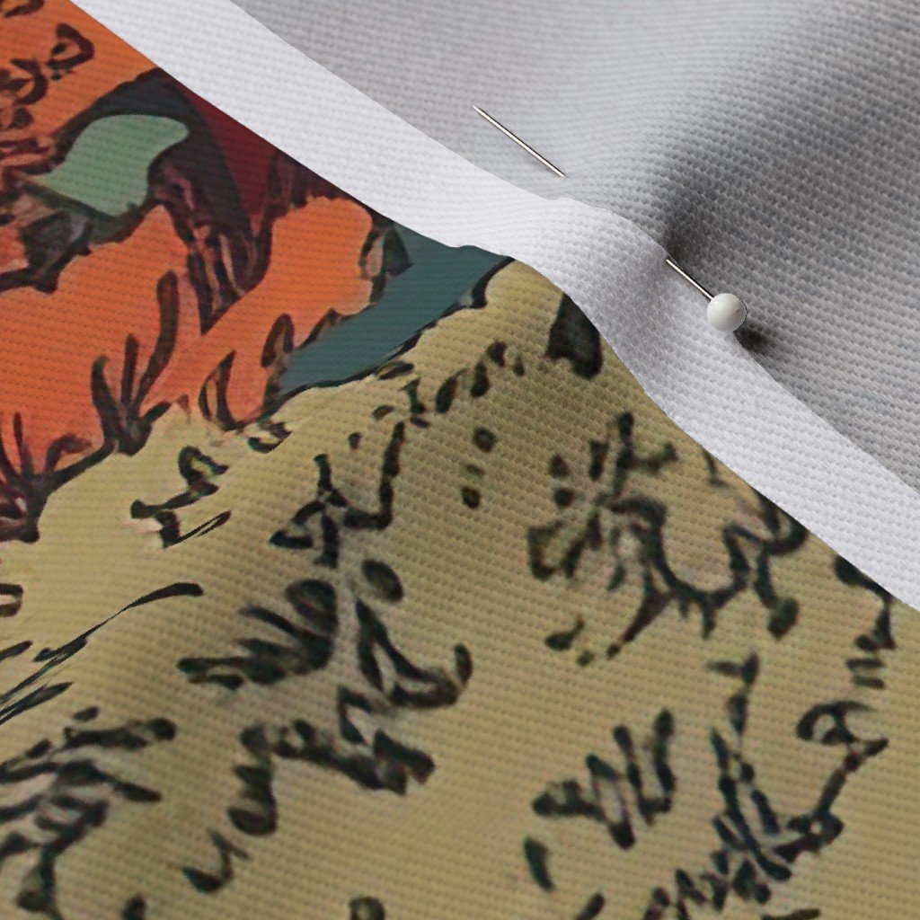 New England Endless Forest Fall Trees Fabric endless forest fabric