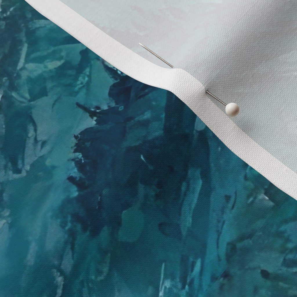 Olympic National Park Summer Watercolor Mountain Landscape Interior Collection Interior Collection nature fabric