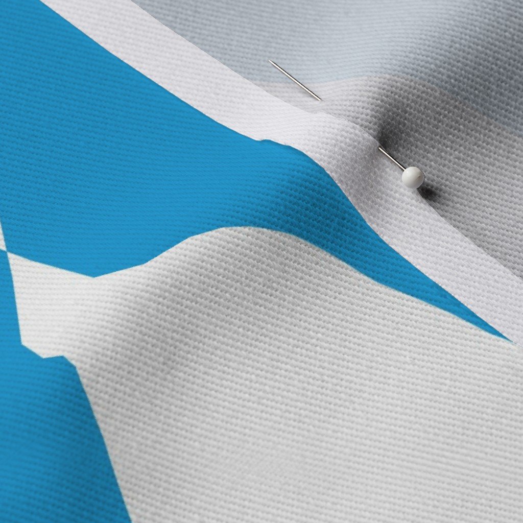 Oktoberfest Bavarian Blue and White Large Diagonal Diamond Pattern Fabric blue and white fabric