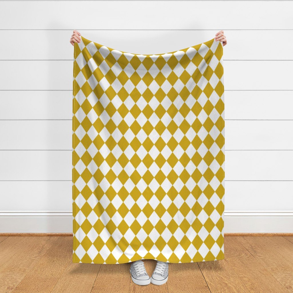 Antique Moss Yellow Modern Diamond Pattern Fabric bright antique moss fabric