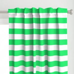 Lime Mojito Green Horizontal Tent Stripes Florida Colors of the Sunshine Decor Collection Decor Collection lime green curtain design