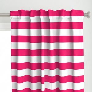 Florida Flamingo Pink Horizontal Tent Stripes Florida Colors of the Interior Collection Home Decor Collection florida flamingo pin curtain design