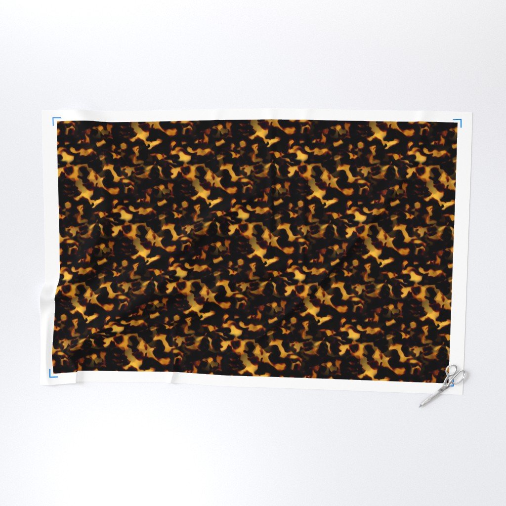 Original Gold and Brown Tortoiseshell Seamless Repeat Pattern Fabric gold tortoiseshell fabric